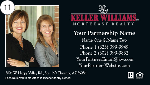 Keller Williams Business Card front 11